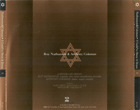 USED CD - Roy Nathanson & Anthony Coleman – I Could've Been A Drum