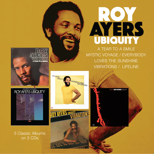 3CD - Roy Ayers Ubiquity - Tear To A Smile / Mystic Voyage / Everybody Loves The Sunshine / Vibrations / Lifeline