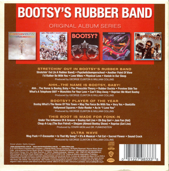 USED 5CD - Bootsy's Rubber Band – Original Album Series
