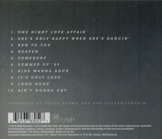 USED CD - Bryan Adams – Reckless (2014 Remaster)