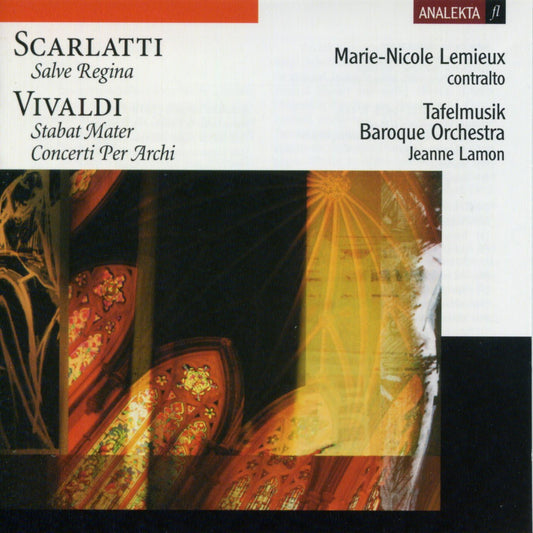 USED CD - Scarlatti / Vivaldi - Marie-Nicole Lemieux, Tafelmusik Baroque Orchestra, Jeanne Lamon – Salve Regina / Stabat Mater / Concerti Per Archi