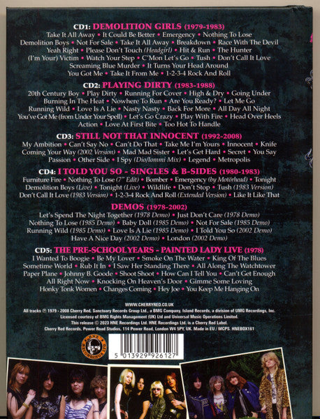 5CD - Girlschool – The School Report 1978-2008 – Encore Records Ltd