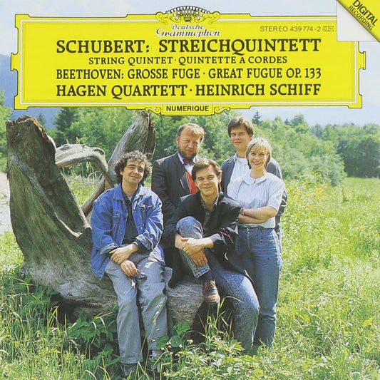 USED CD - Schubert / Beethoven – Hagen Quartett, Heinrich Schiff – Streichquintett = String Quintet = Quintette A Cordes / Grosse Fuge = Great Fugue Op. 133