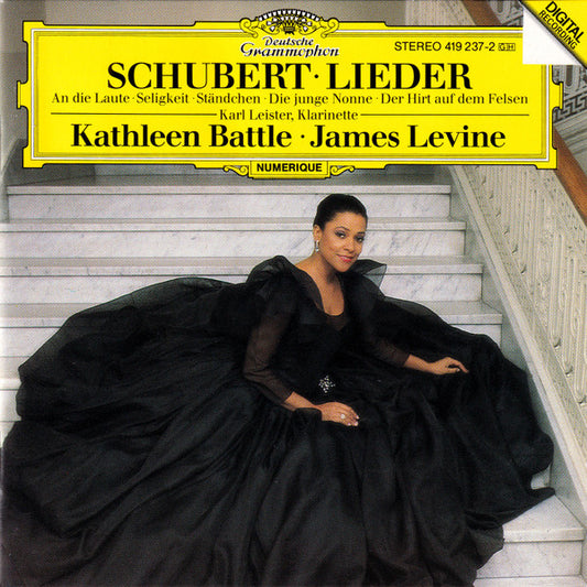 USED CD - Schubert, Kathleen Battle, James Levine – Schubert · Lieder