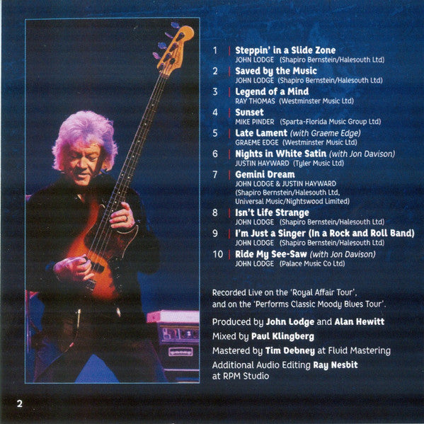 CD - John Lodge – The Royal Affair And After