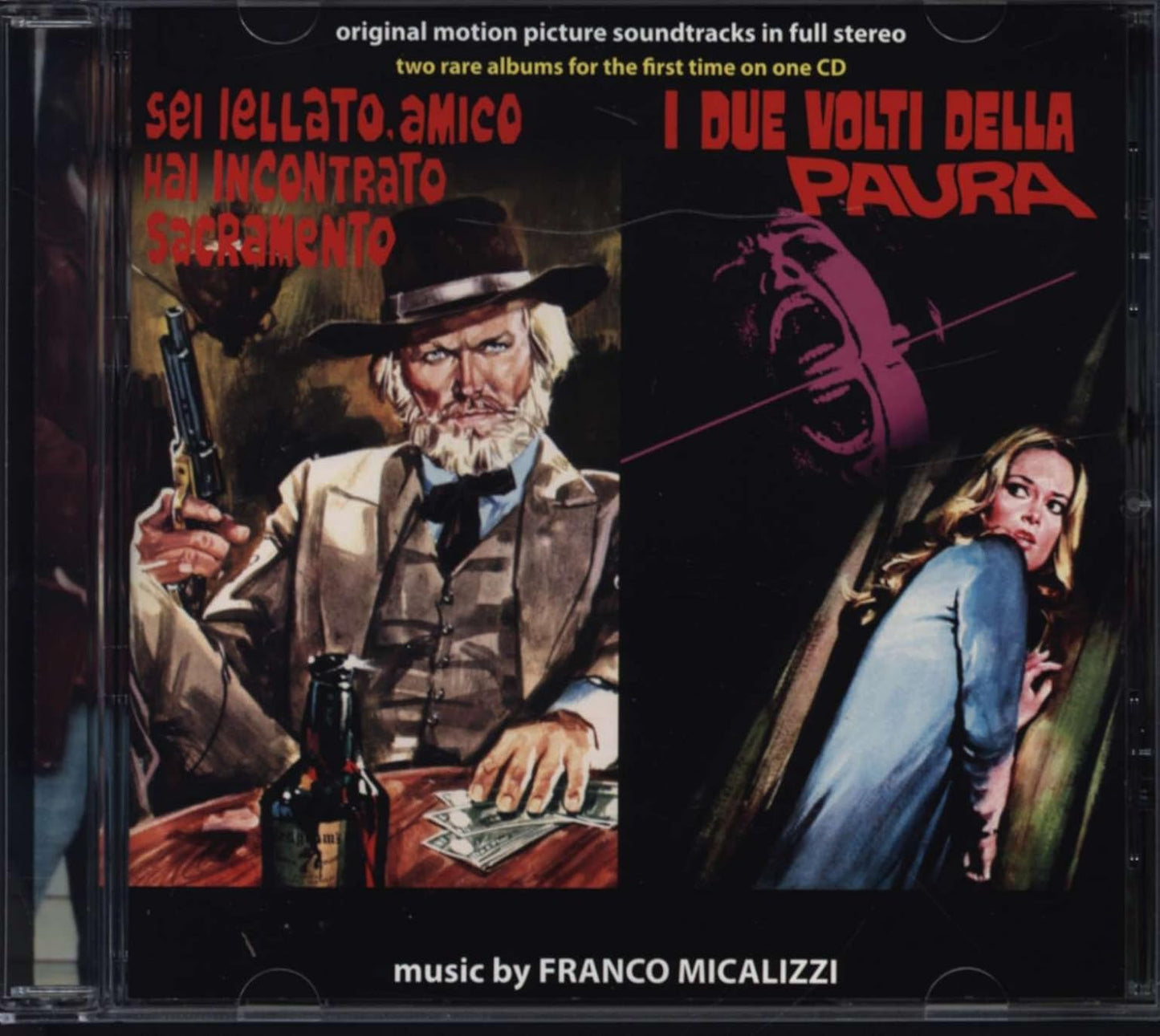 CD - Franco Micalizzi – Sei Iellato, Amico Hai Incontrato Sacramento / I Due Volti Della Paura (Original Soundtracks)