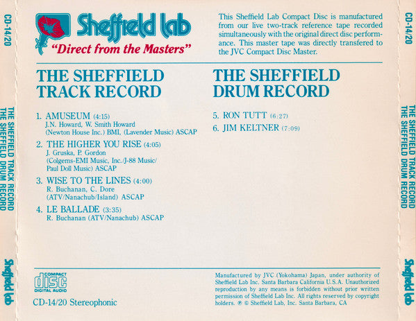 USED CD - Various – The Sheffield Drum Record / The Sheffield Track Record USED CD - Various – The Sheffield Drum Record / The Sheffield Track Record