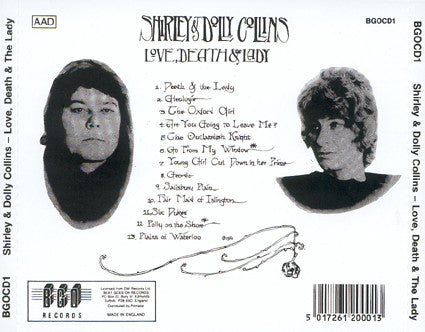 USED CD - Shirley & Dolly Collins – Love, Death & The Lady