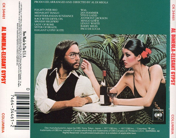 USED CD - Al Di Meola – Elegant Gypsy