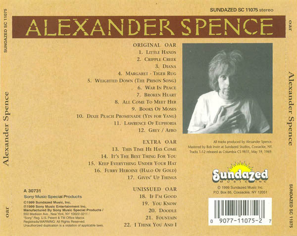 USED CD - Alexander Spence – Oar