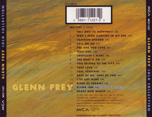 USED CD - Glenn Frey – Solo Collection