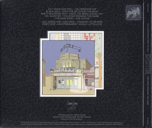 USED 2CD - Led Zeppelin – The Soundtrack From The Film The Song Remains The Same (2007 Issue)