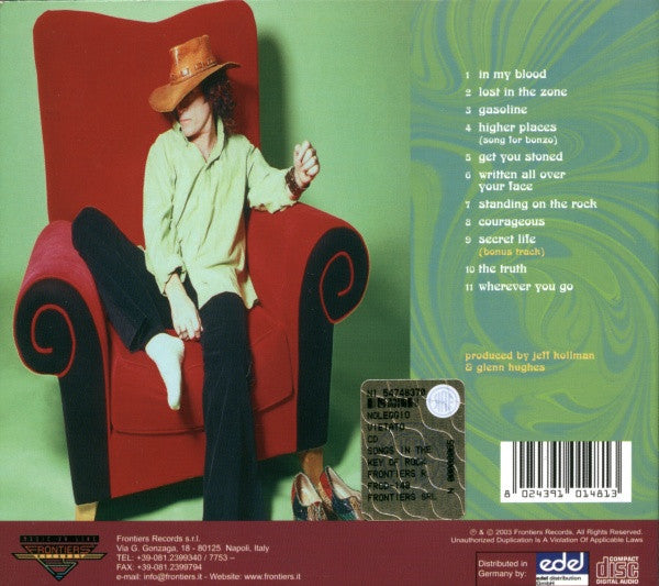 USED CD - Glenn Hughes – Songs In The Key Of Rock