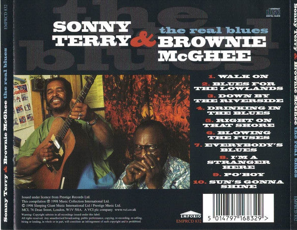 USED CD - Sonny Terry & Brownie McGhee – The Real Blues