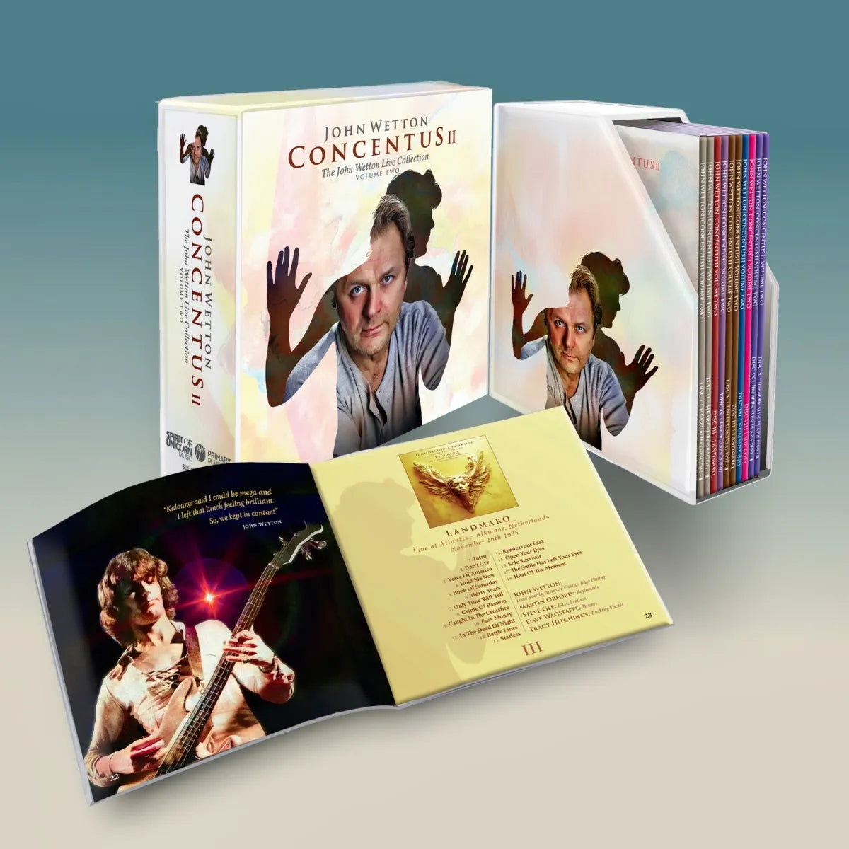 10CD - John Wetton - Concentus II - The John Wetton Live Collection Volume Two