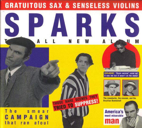 USED 3CD - Sparks – Gratuitous Sax & Senseless Violins