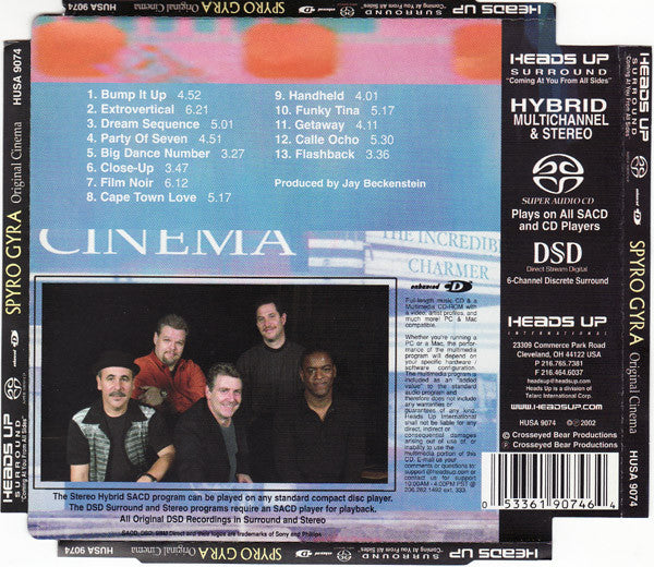 USED SACD - Spyro Gyra – Original Cinema