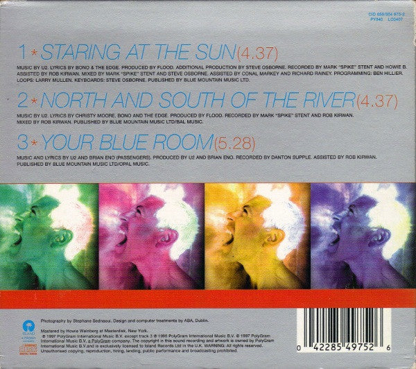 USED CD SINGLE -  U2 – Staring At The Sun