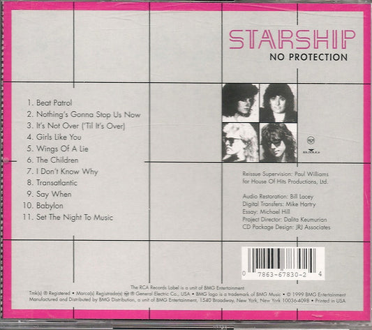 USED CD - Starship – No Protection (1999 Issue)