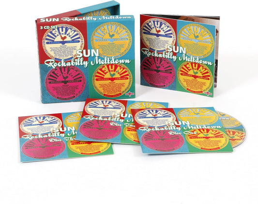 3CD - Various – Sun Rockabilly Meltdown