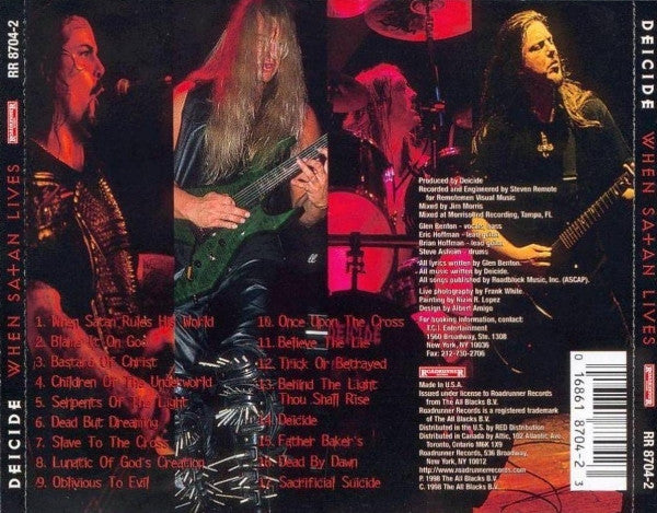 USED CD - Deicide – When Satan Lives