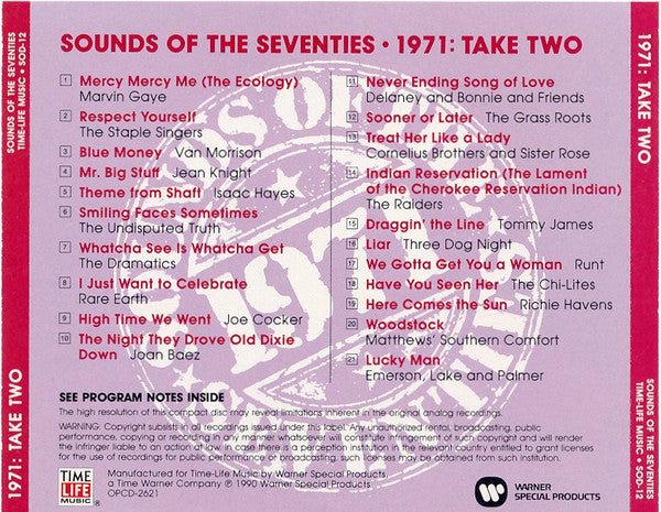 USED CD - Various – Sounds Of The Seventies 1971: Take Two