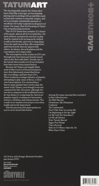 USED 10CD/DVD - Art Tatum – Tatum Art