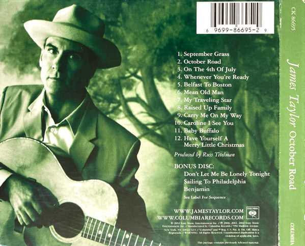 USED 2CD - James Taylor – October Road