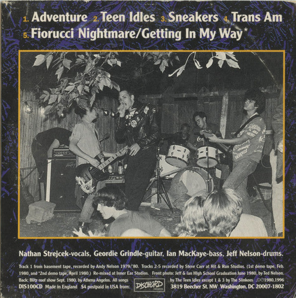 The Teen Idles – Anniversary - USED CD