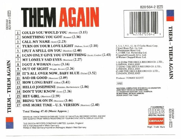 USED CD - Them – Them Again