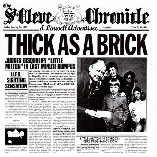 USED CD - Jethro Tull – Thick As A Brick (The 2012 Steven Wilson Stereo Remix)