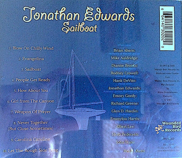 USED CD - Jonathan Edwards – Sailboat