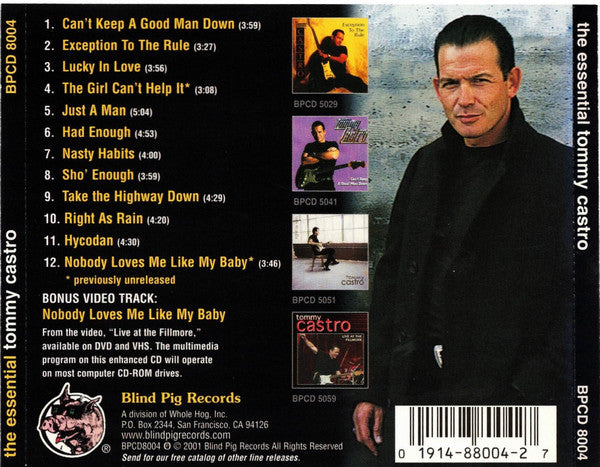 USED CD - Tommy Castro – The Essential