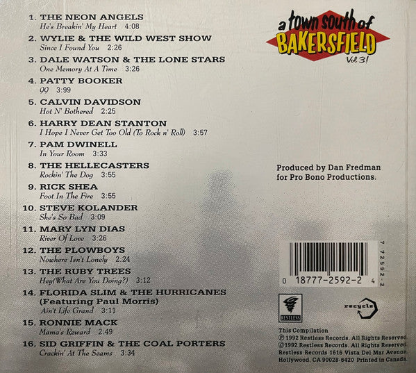 USED CD - Various – A Town South Of Bakersfield Volume 3