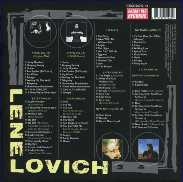 USED 4CD - Lene Lovich – Toy Box: The Stiff Years 1978-1983