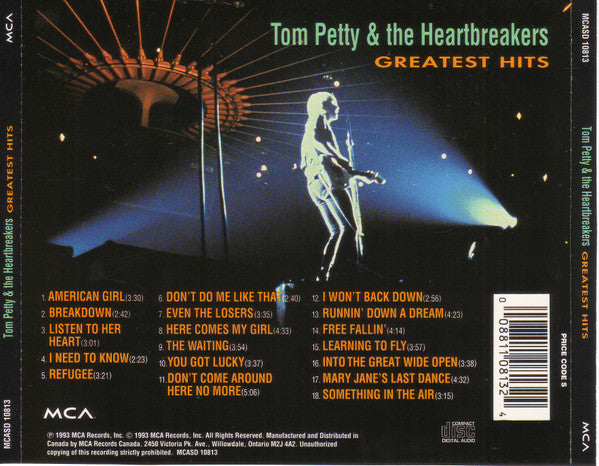 USED CD - Tom Petty & The Heartbreakers – Greatest Hits