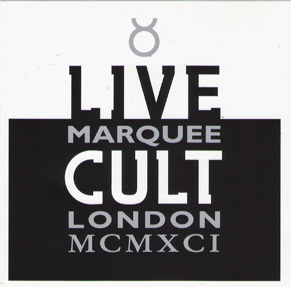 2CD - The Cult – Live Cult (Marquee London MCMXCI)