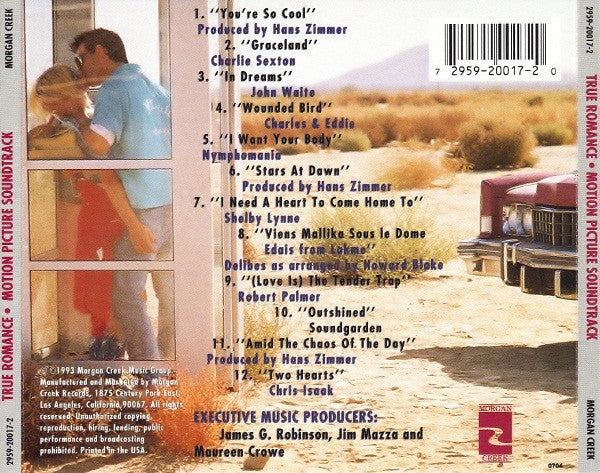 USED CD- Various – True Romance • Motion Picture Soundtrack