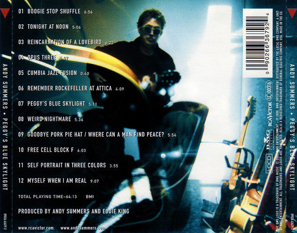 USED CD - Andy Summers – Peggy's Blue Skylight