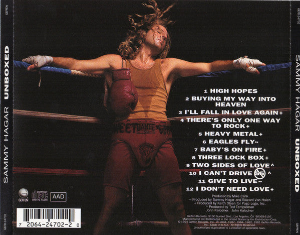 USED CD - Sammy Hagar – Unboxed