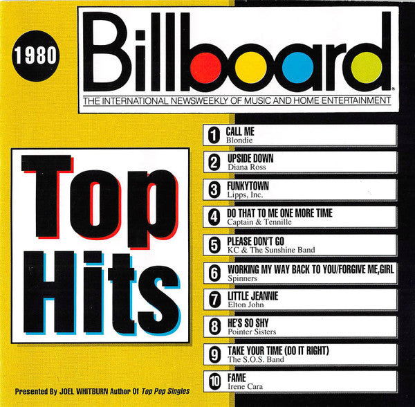 USED CD - Various – Billboard Top Hits - 1980