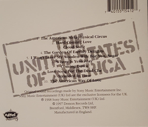 USED CD - The United States Of America – The United States Of America