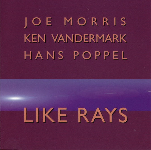 USED CD - Joe Morris, Ken Vandermark, Hans Poppel – Like Rays