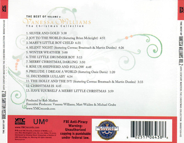 USED CD - Vanessa Williams – The Best Of Vanessa Williams Vol.2