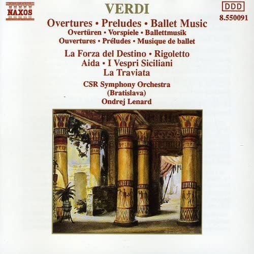USED CD - Verdi - Overtures/Preludes/Ballet Music