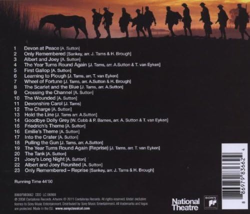 CD - Adrian Sutton, John Tams – War Horse