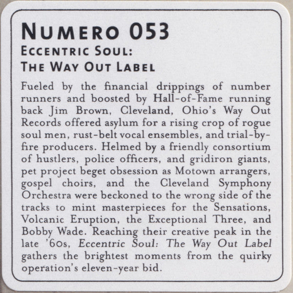 2CD - Various – Eccentric Soul: The Way Out Label