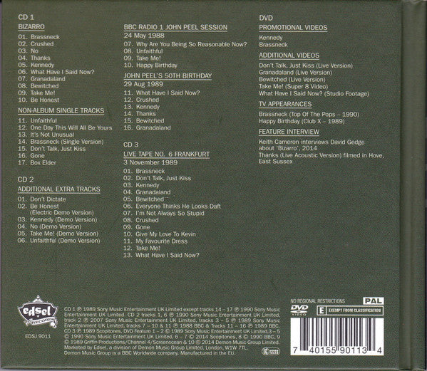 USED 3CD/DVD - The Wedding Present – Bizarro (PAL DVD)