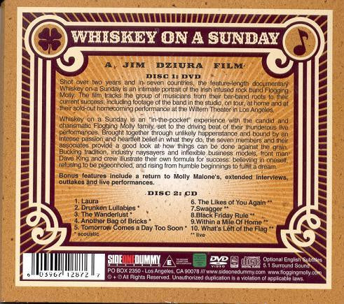 USED DVD/CD - Flogging Molly – Whiskey On A Sunday