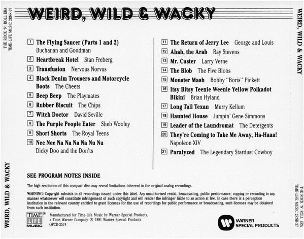 USED CD - Various – Weird, Wild & Wacky